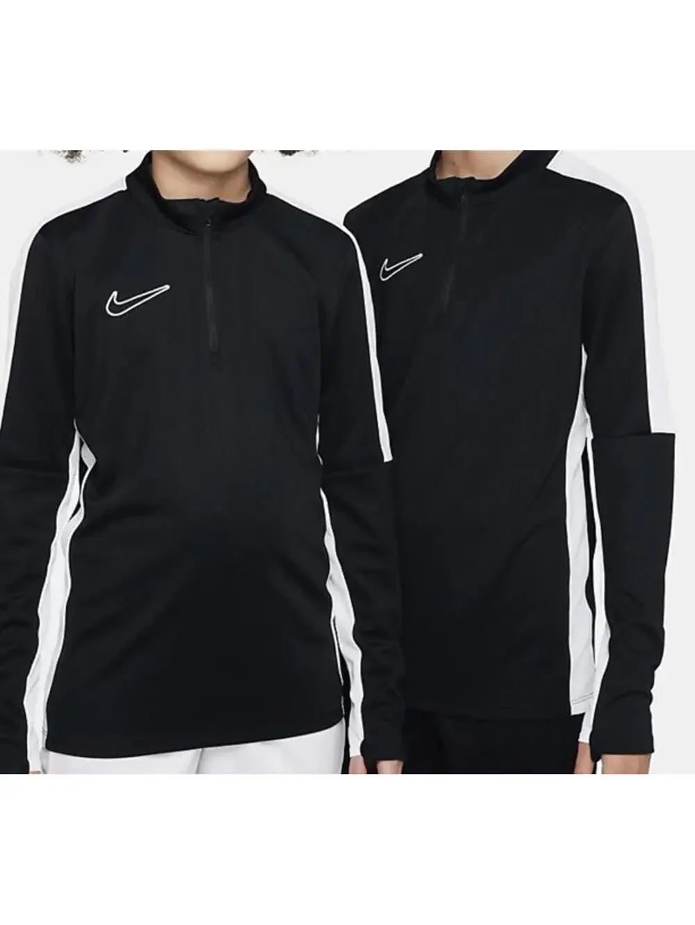 Nike Youth Dri-Fit Academy 23 Kid Black Training Casual Tee Shirts DX5470-010 M